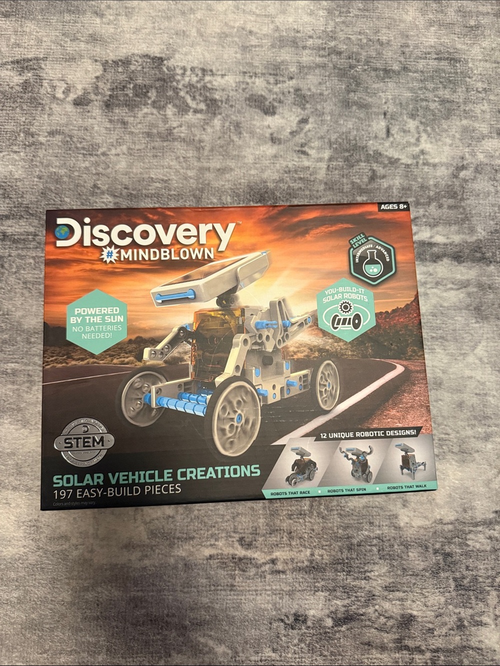 Discovery Solar Vehicle Creations Kit - Blue and Silver
